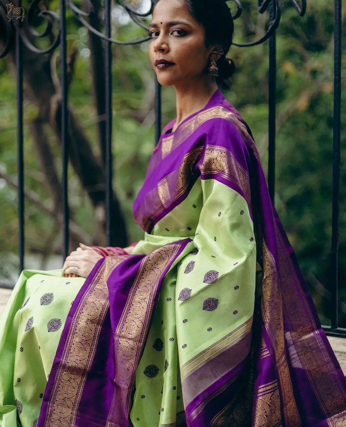 Pretty Pista Green Color Banarasi Soft Silk Ordinary Design Saree