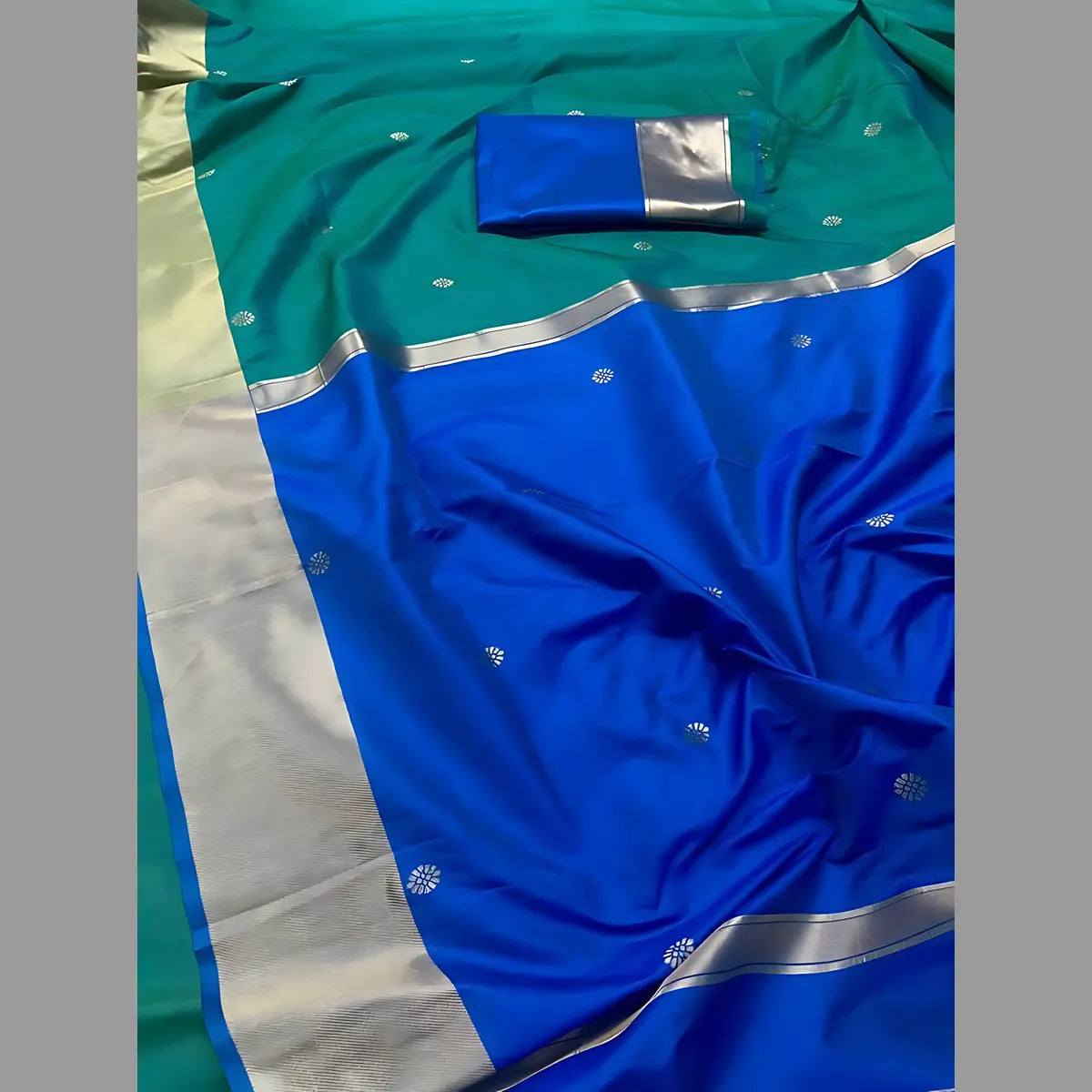 Majestic Blue Banarasi Silk Majesty