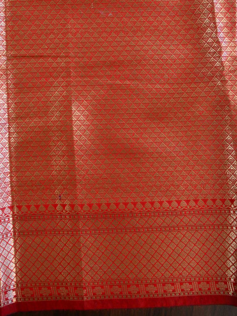 Beautiful Red kanjivaram Silk Saree for woman