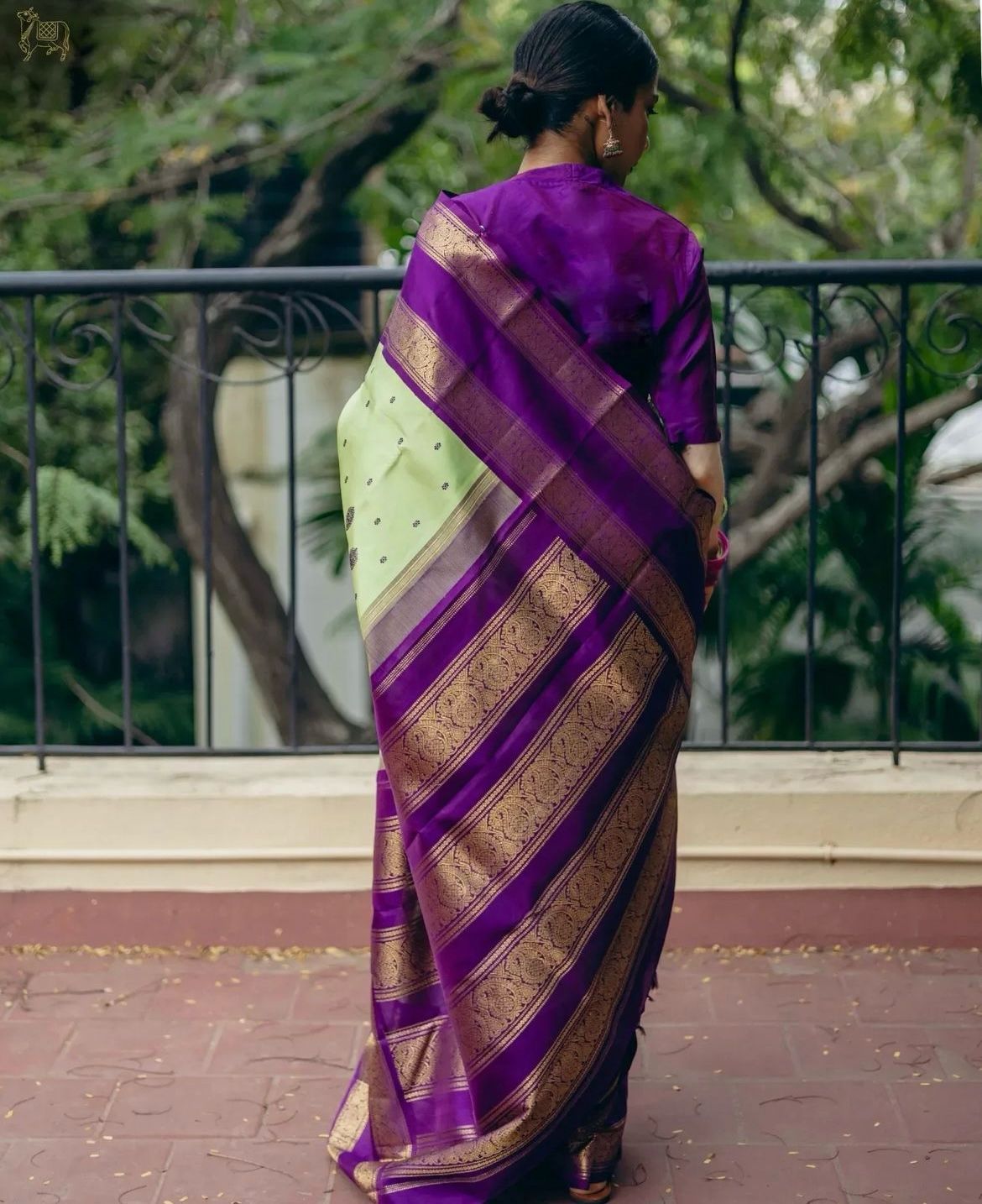 Pretty Pista Green Color Banarasi Soft Silk Ordinary Design Saree