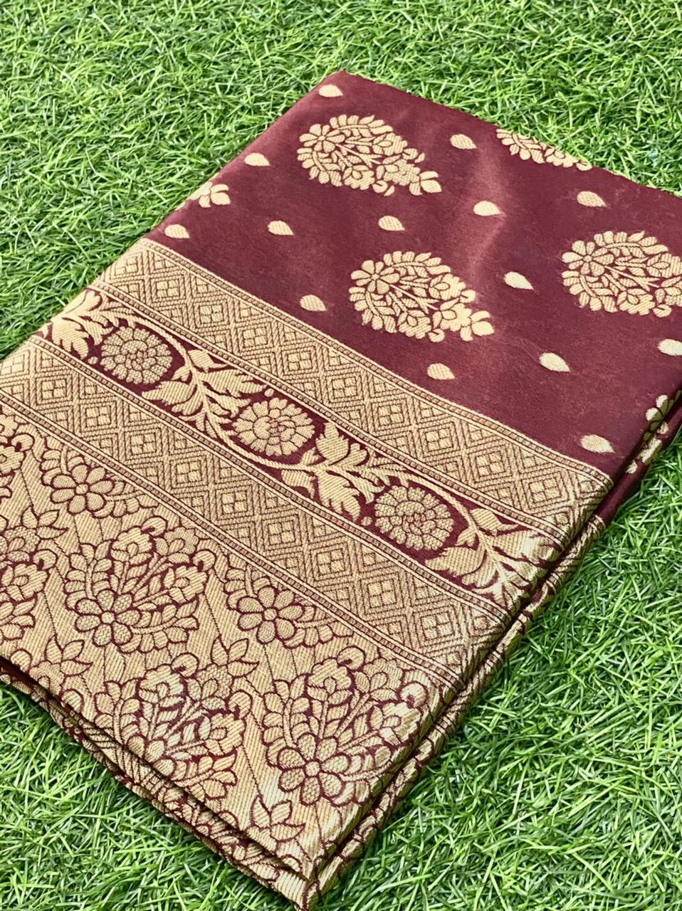 Maroon Butta Patti Saree: Timeless Beauty for Traditional Gatherings - Naari Silk 